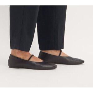 Everlane Black Leather Flats